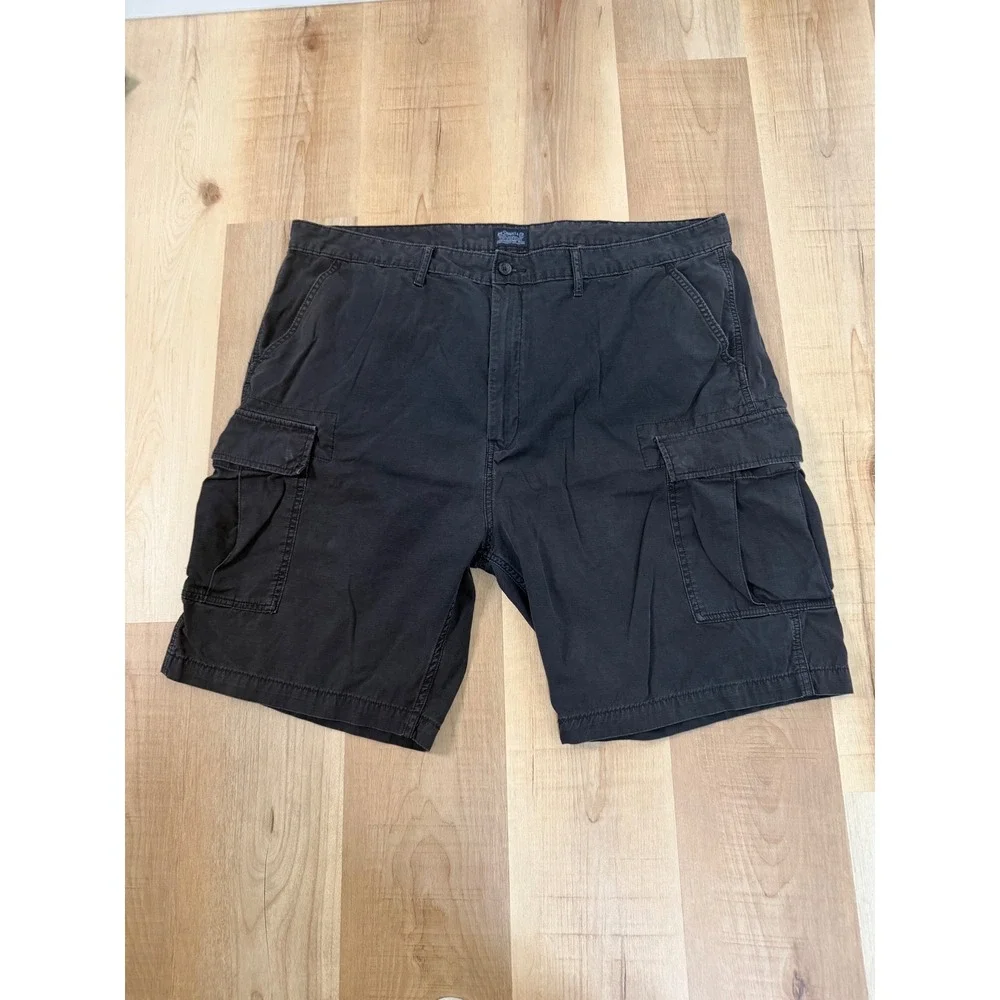 Levi's Men's Carrier Cargo Shorts Black Ripstop 9 Inch Inseam Size 44